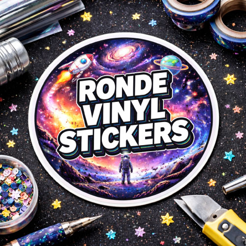 Ronde vinylstickers
